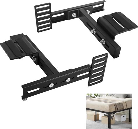 metal bed frame headboard bracket|adjustable bed headboard bracket kit.